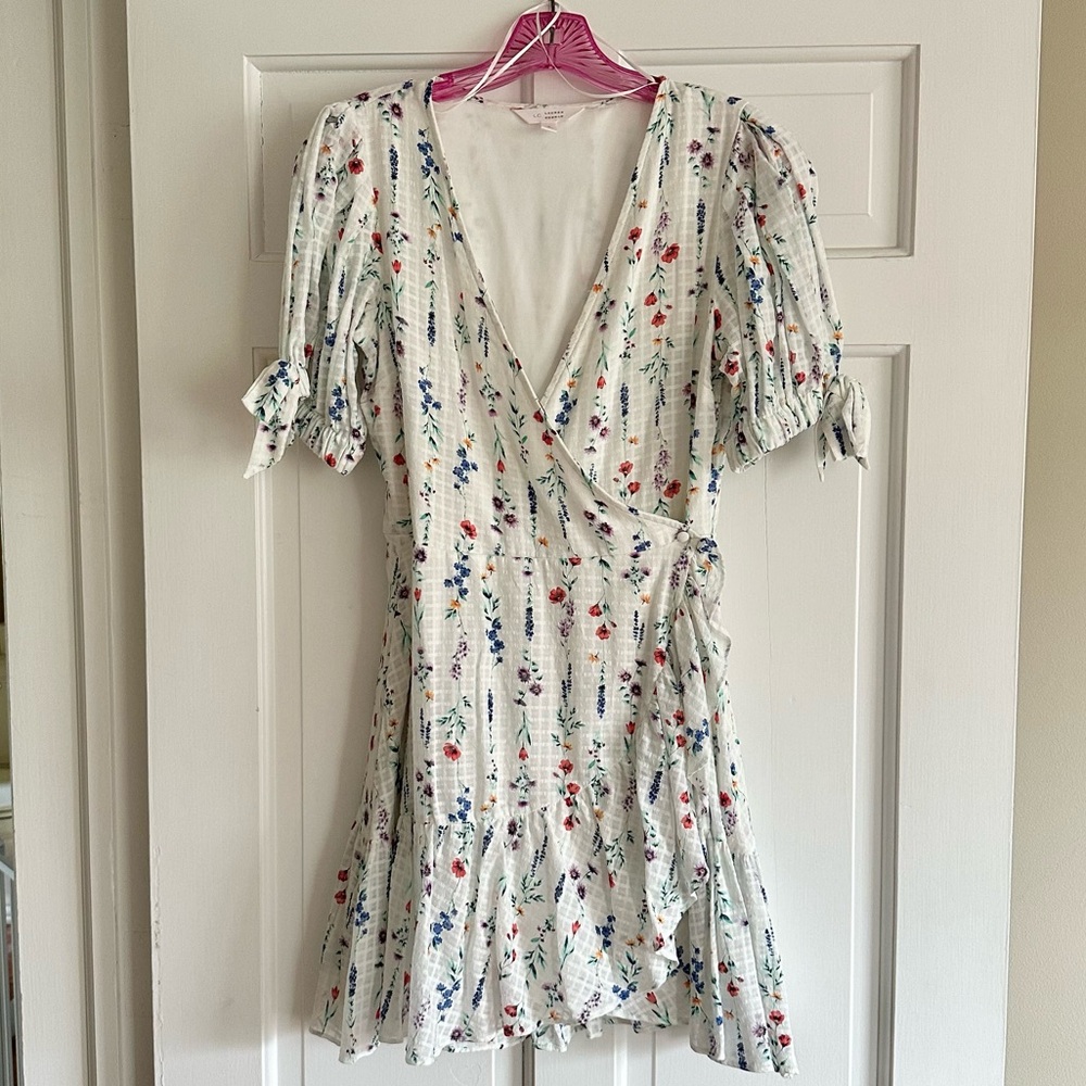 LC Lauren Conrad Floral Wrap Dress